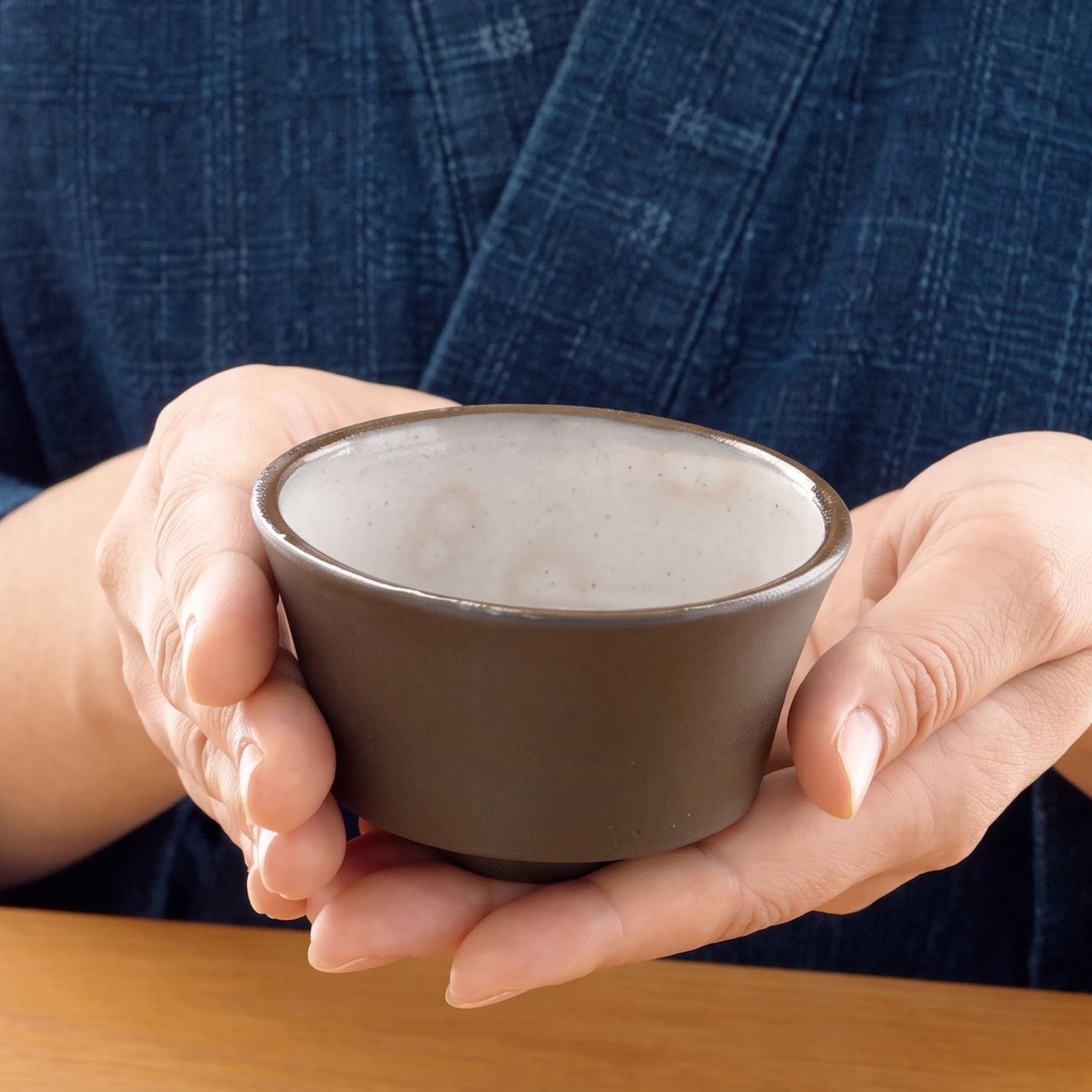 かもしか道具店 茶時間 萬古焼 煎茶碗 直 / 湯飲み 150ml