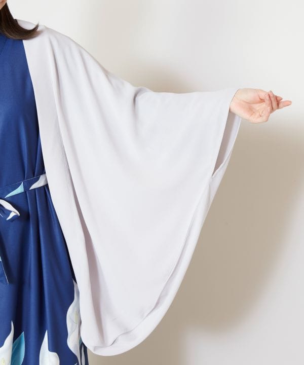 倭物やカヤ 水芭蕉羽織付きワンピース