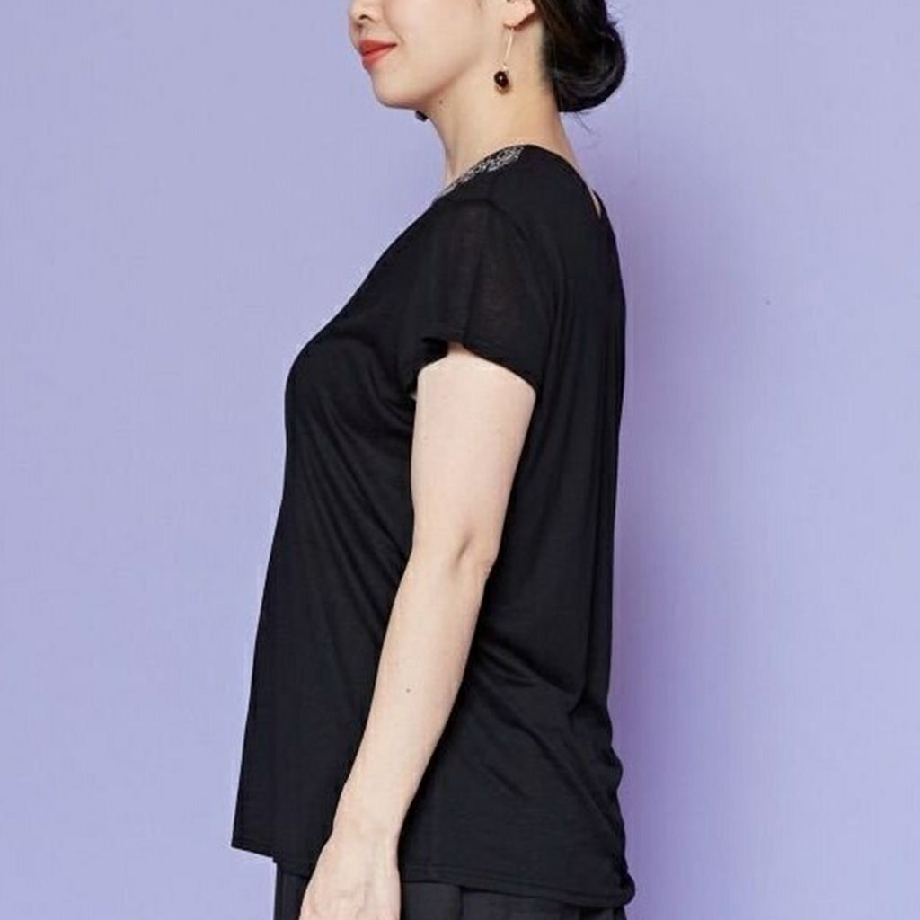 倭物やカヤ 牡丹の襦袢中着