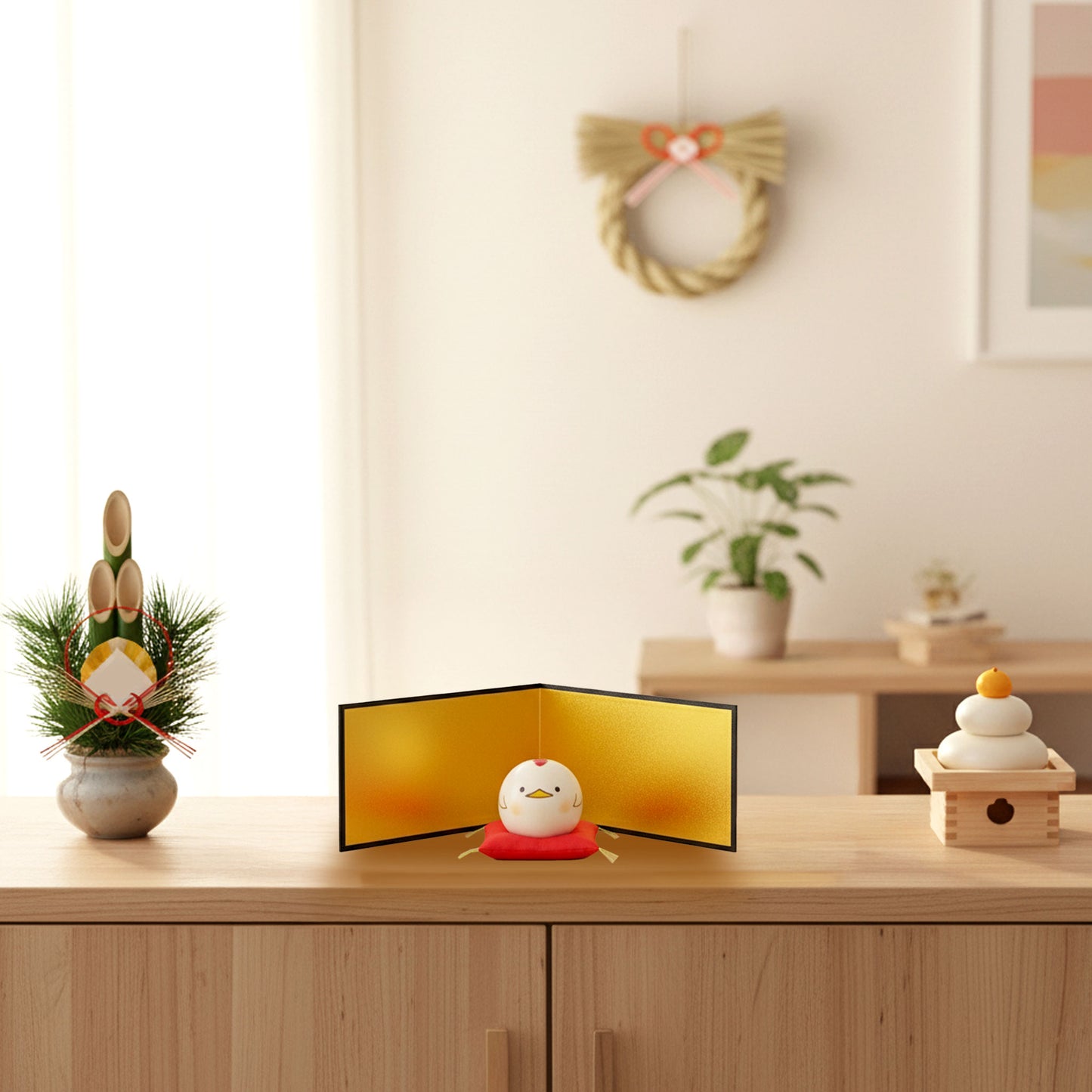 卯三郎こけし ゆらころ 干支飾りセット