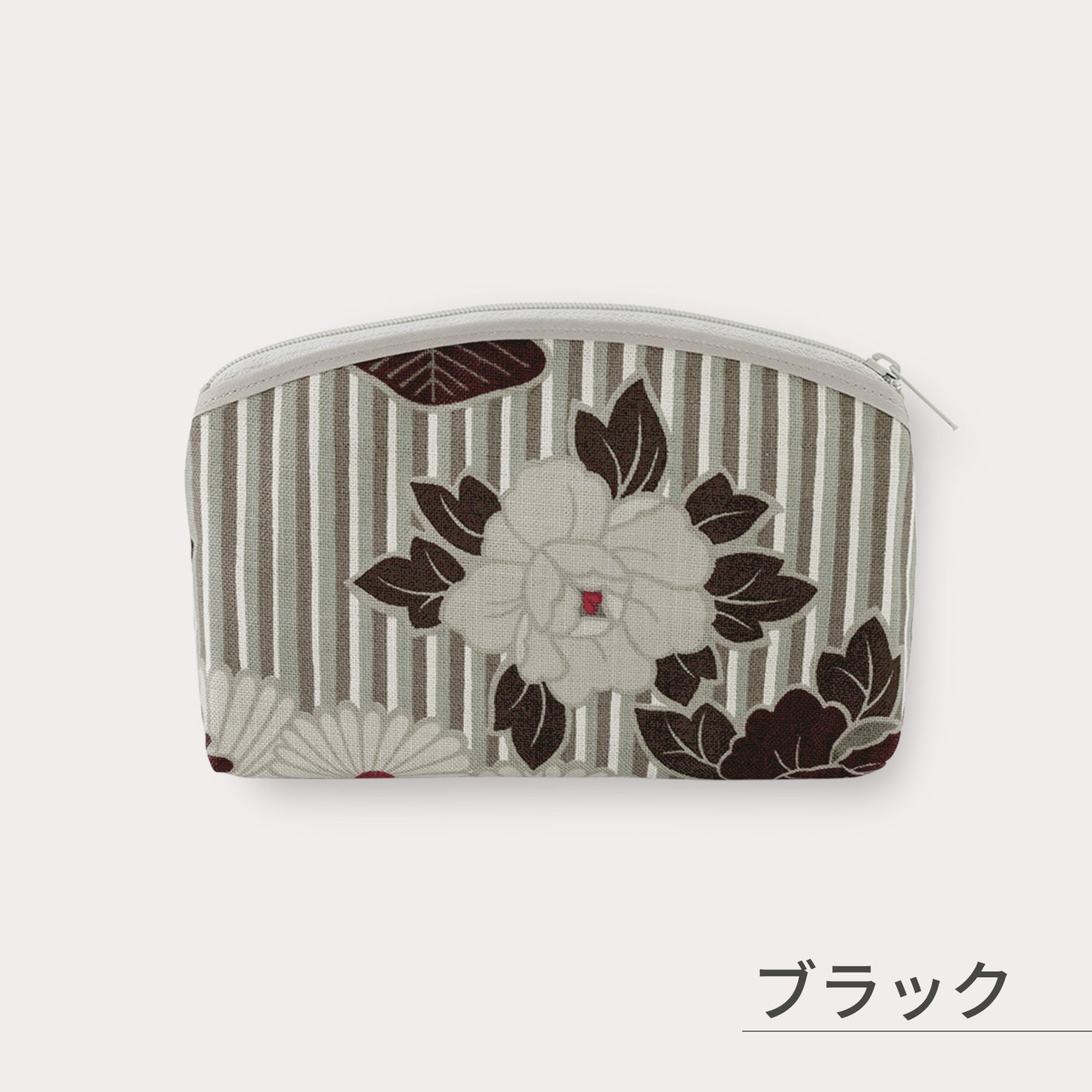 のレン 化粧ポーチ  レトロフラワー