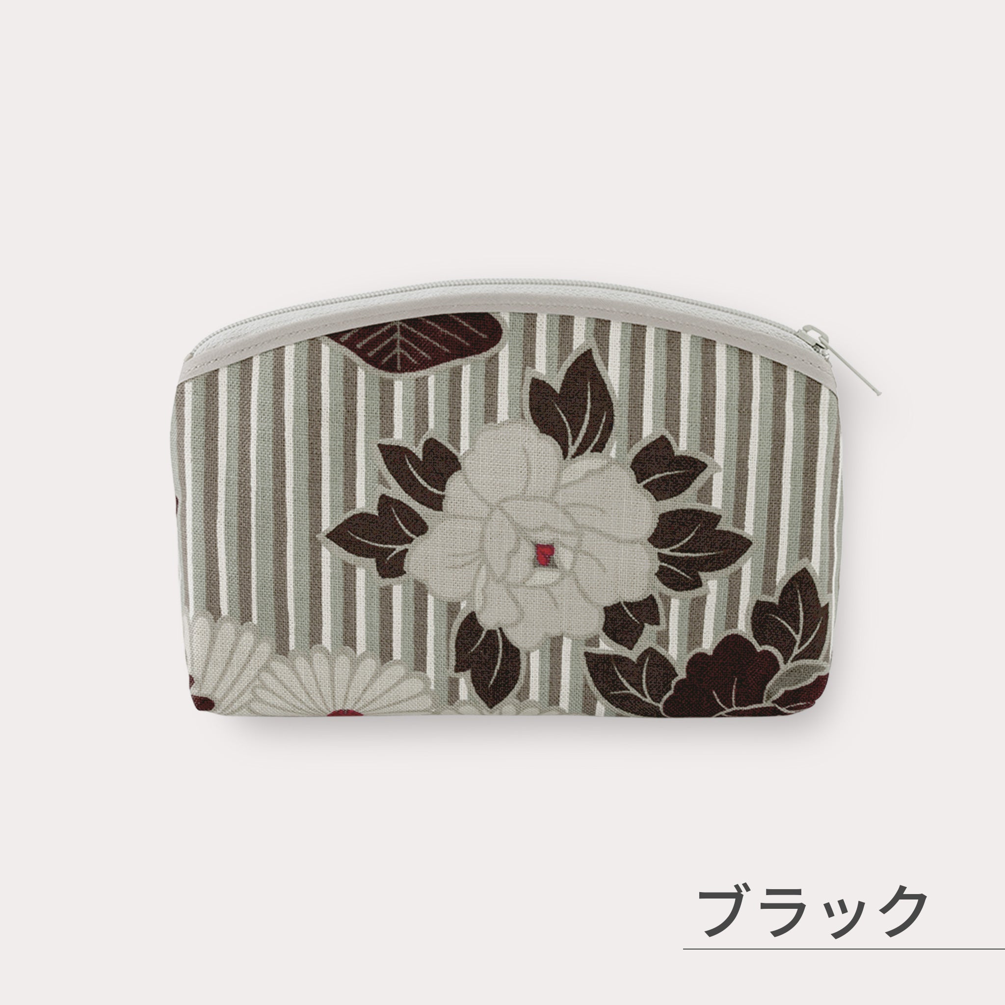 のレン 化粧ポーチ  レトロフラワー