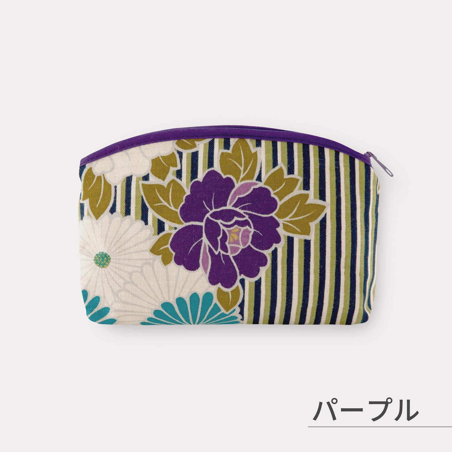 のレン 化粧ポーチ  レトロフラワー