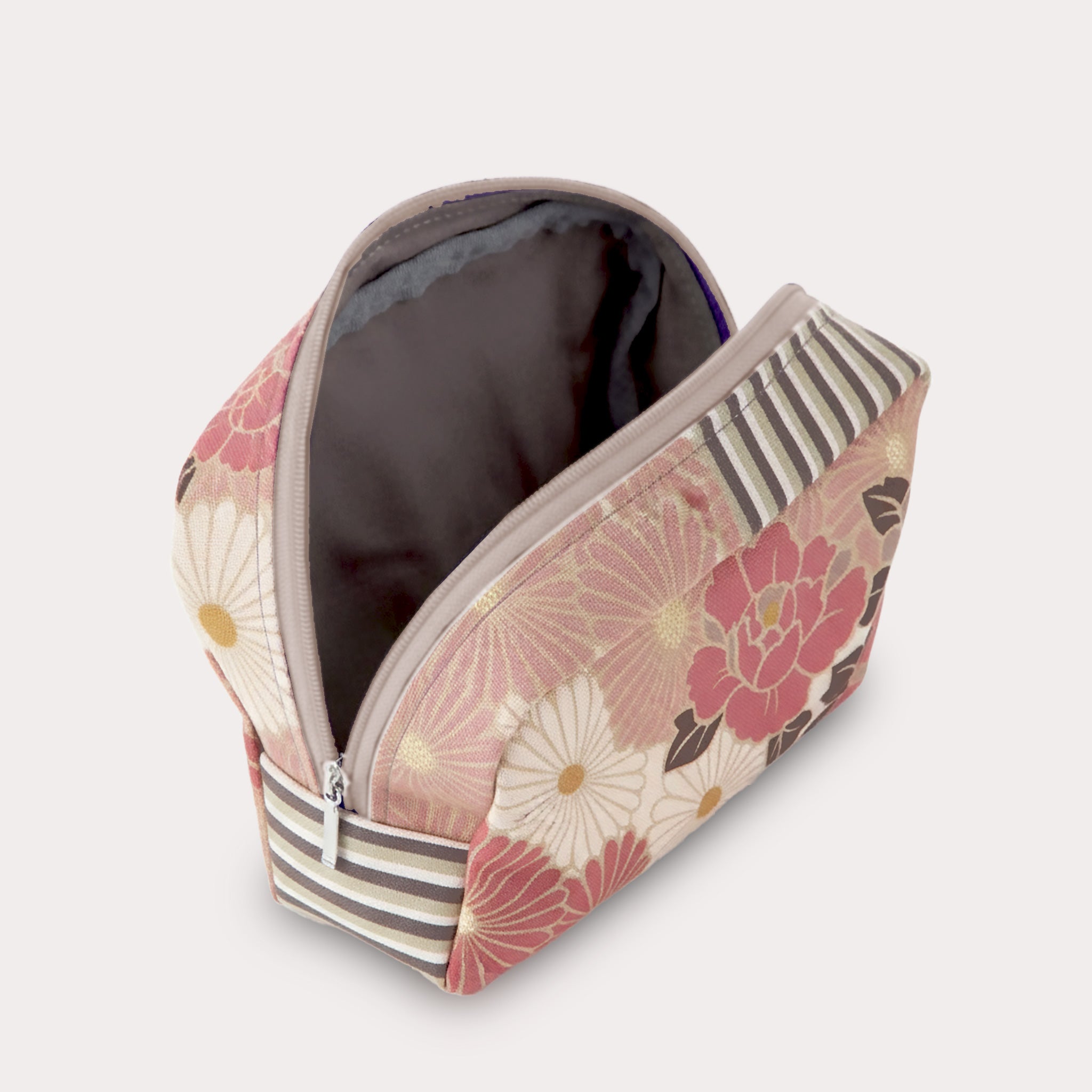 のレン ボックスポーチ レトロフラワー 　