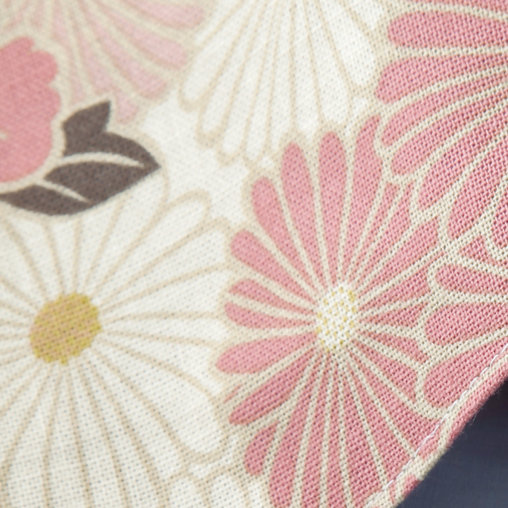 のレン ボックスポーチ レトロフラワー 　