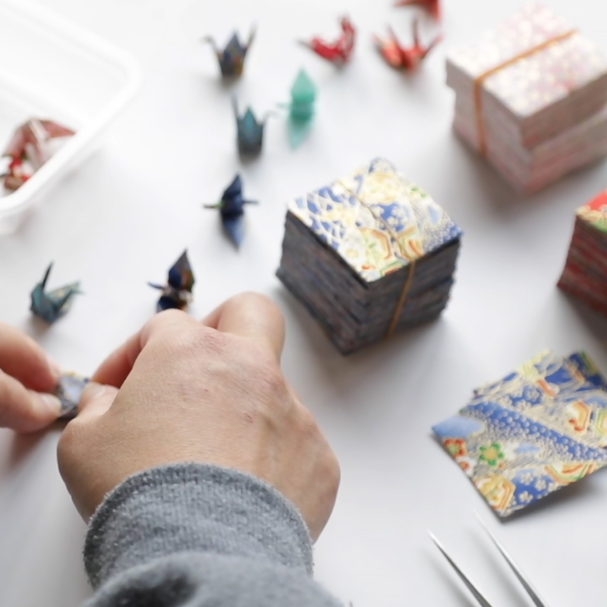 のレン ご当地 折鶴ピアス / 箱入り　