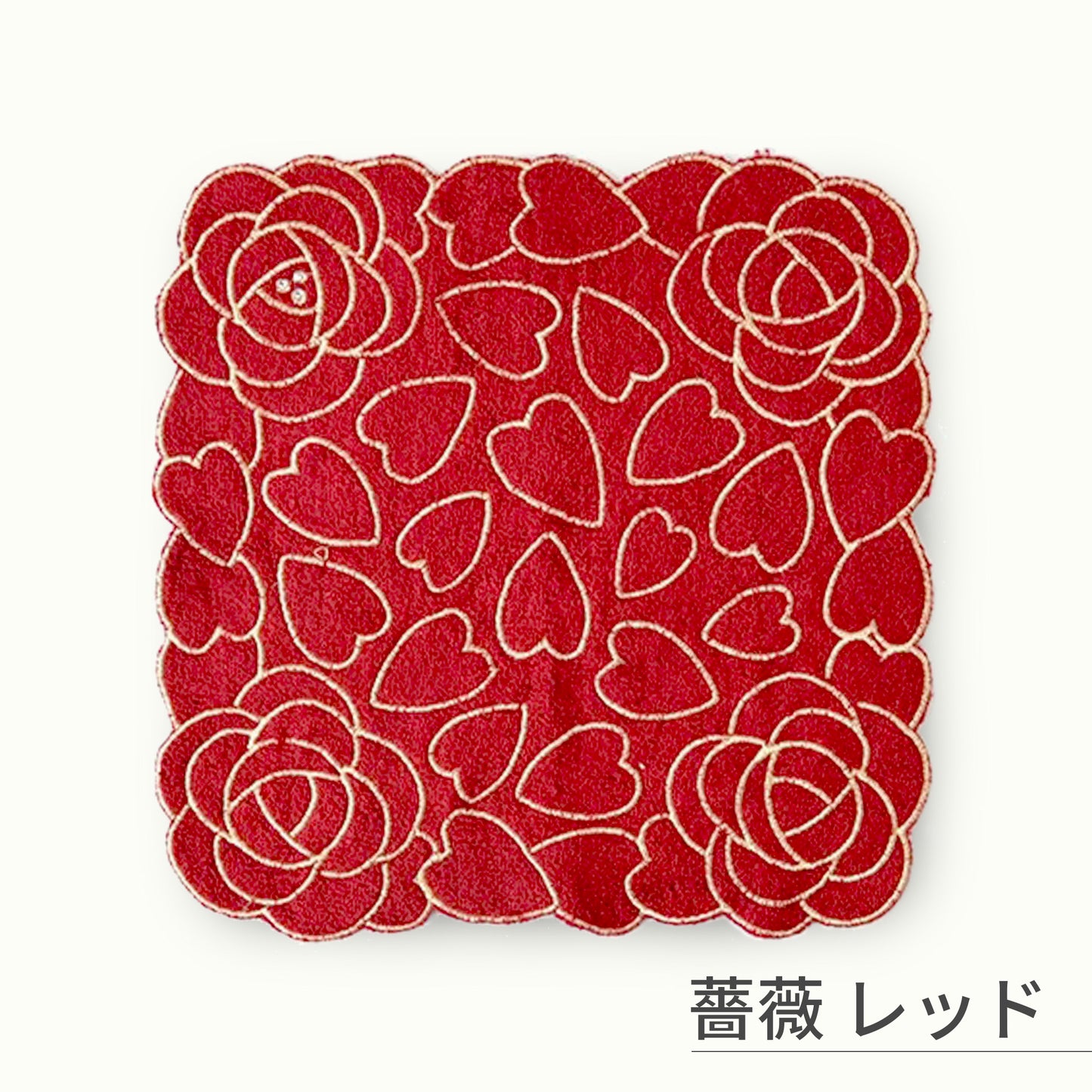 のレン 竹タオル / レーヨン（竹繊維）70% 綿 30% 約24cm×24cm タオルハンカチ