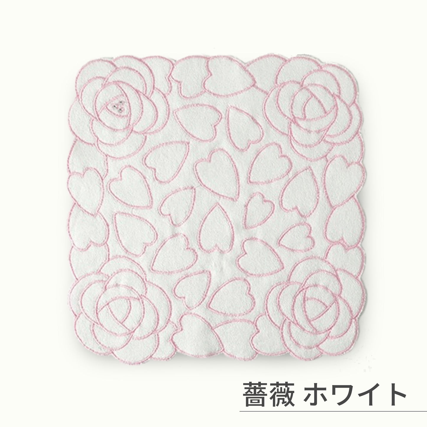 のレン 竹タオル / レーヨン（竹繊維）70% 綿 30% 約24cm×24cm タオルハンカチ