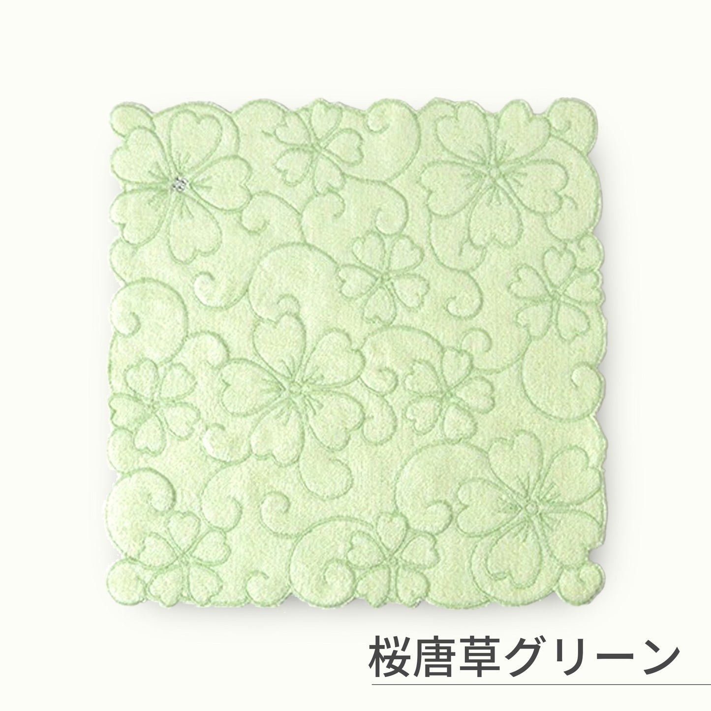 のレン 竹タオル / レーヨン（竹繊維）70% 綿 30% 約24cm×24cm タオルハンカチ