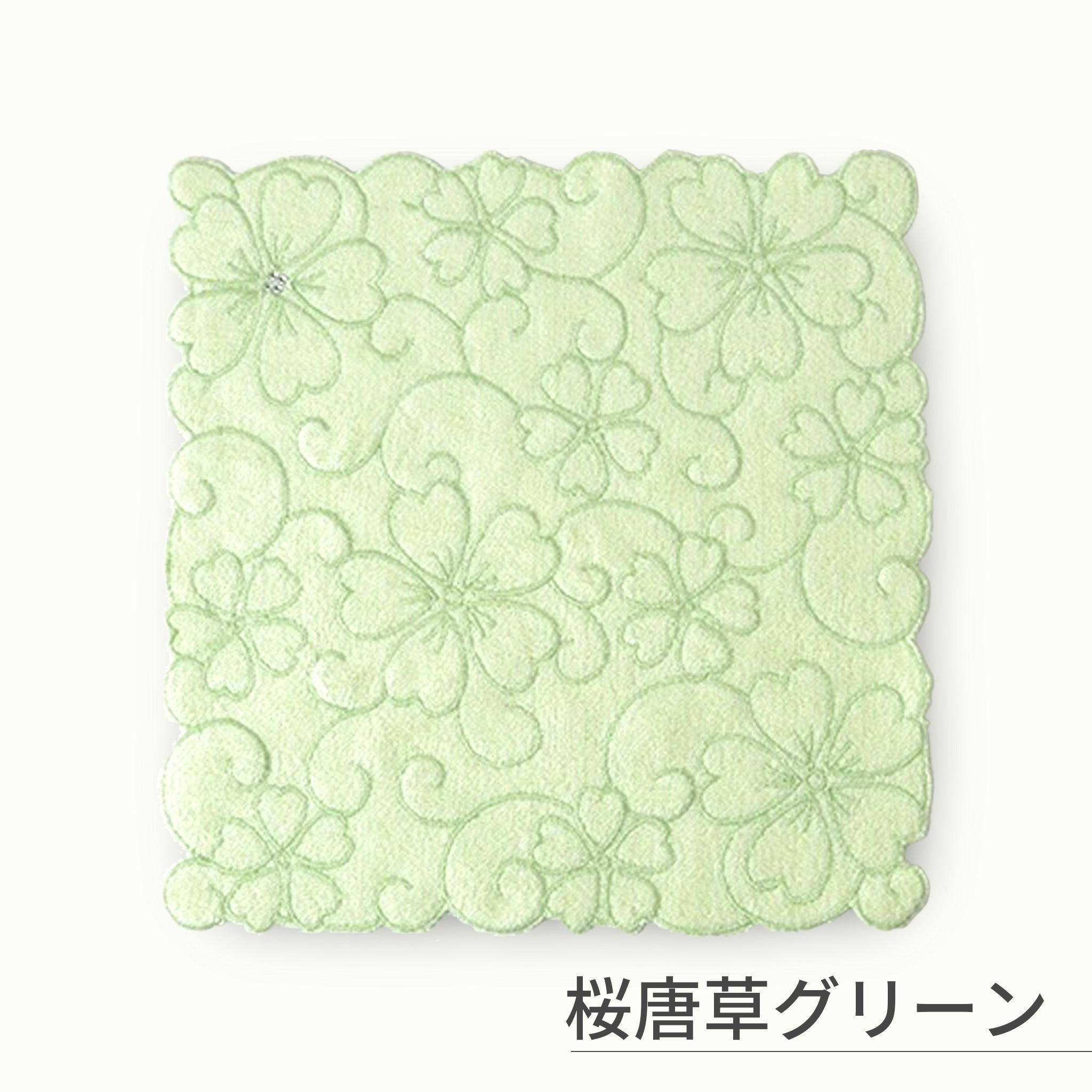 のレン 竹タオル / レーヨン（竹繊維）70% 綿 30% 約24cm×24cm タオルハンカチ