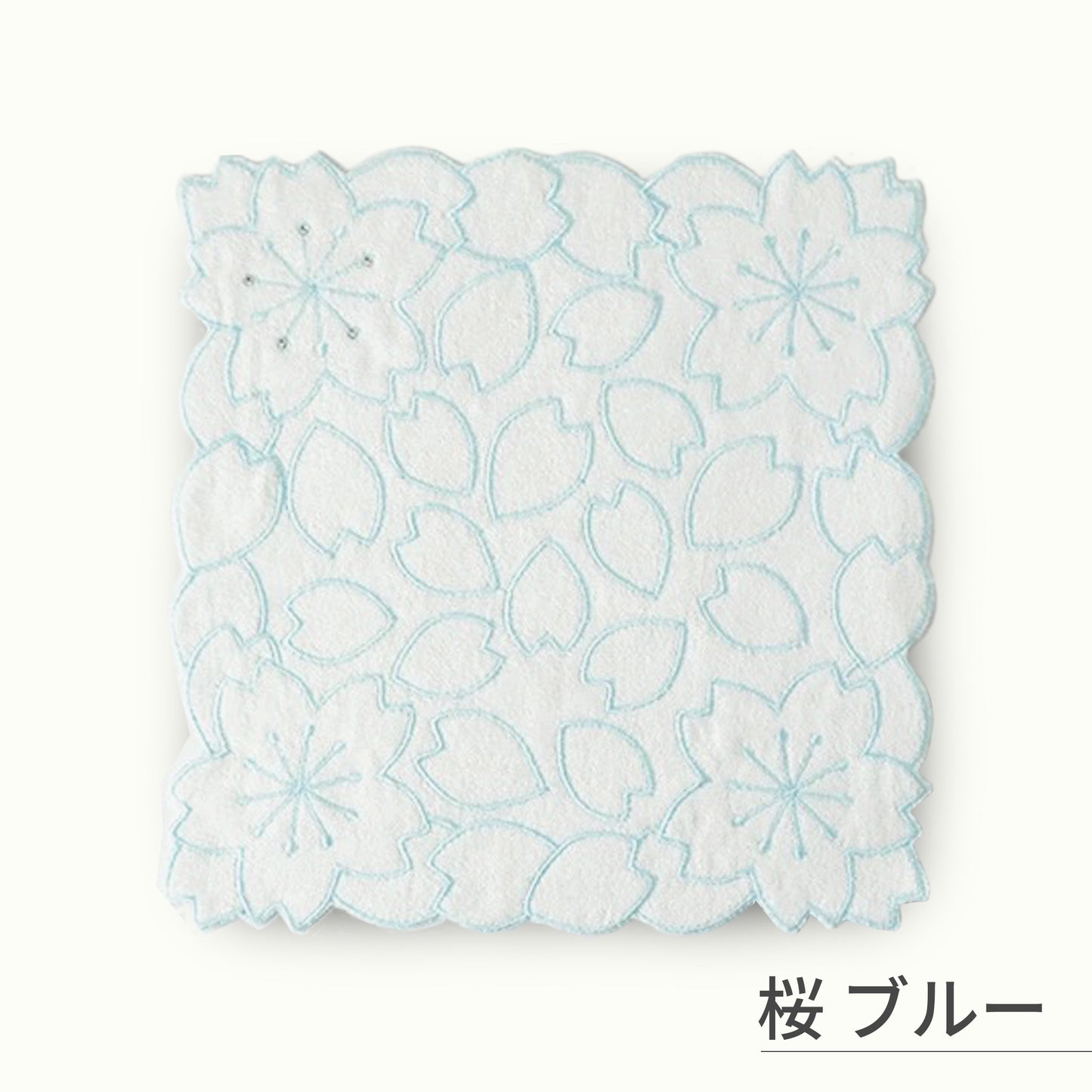 のレン 竹タオル / レーヨン（竹繊維）70% 綿 30% 約24cm×24cm タオルハンカチ