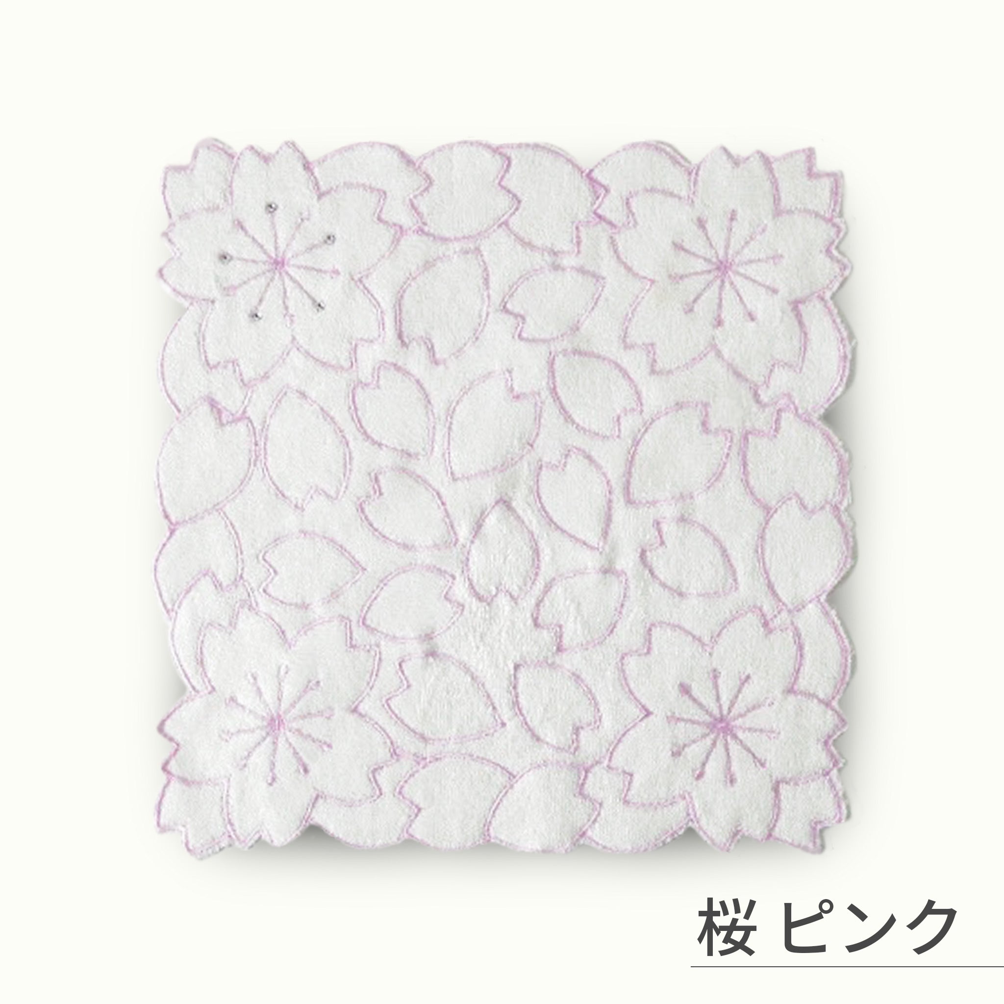 のレン 竹タオル / レーヨン（竹繊維）70% 綿 30% 約24cm×24cm タオル