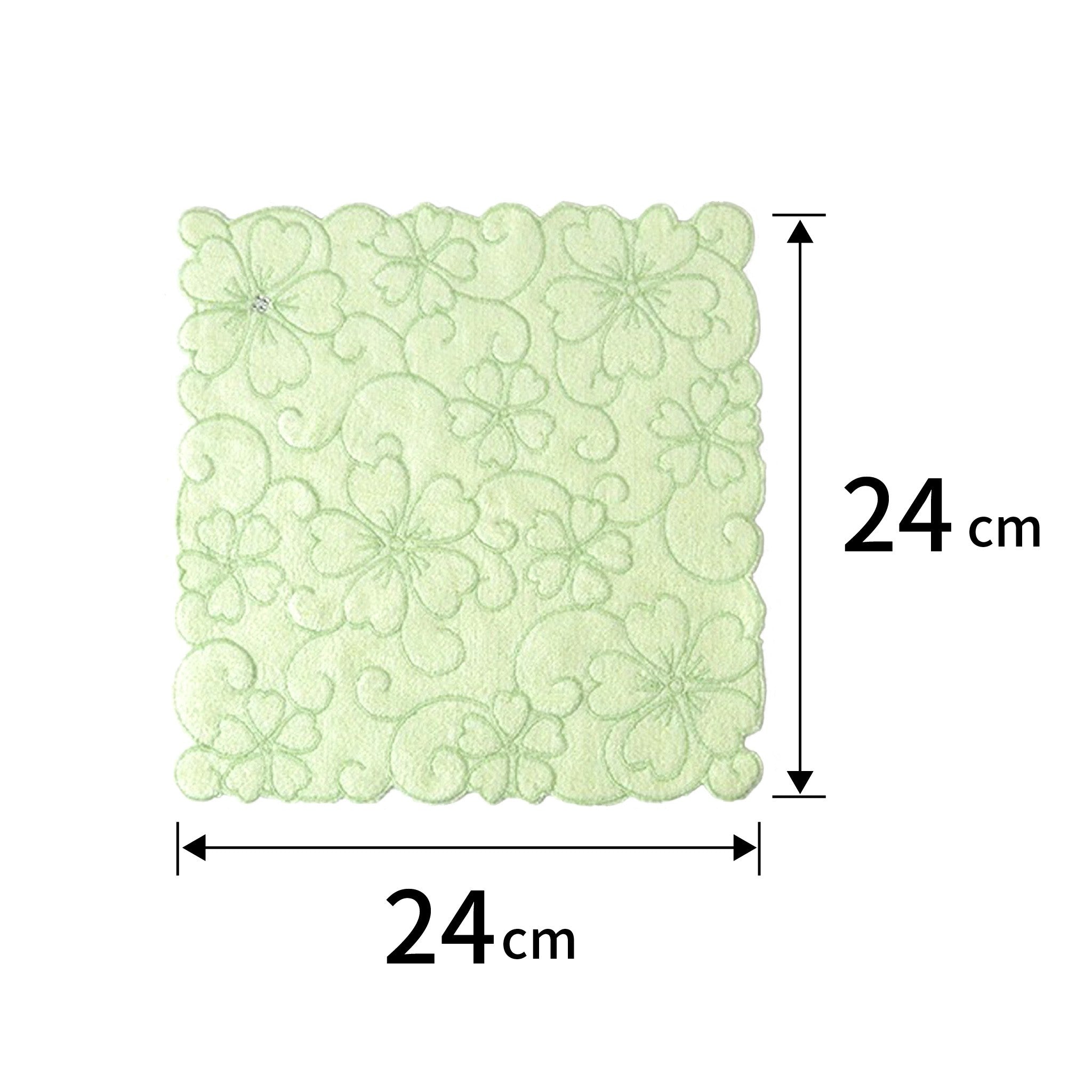 のレン 竹タオル / レーヨン（竹繊維）70% 綿 30% 約24cm×24cm タオル