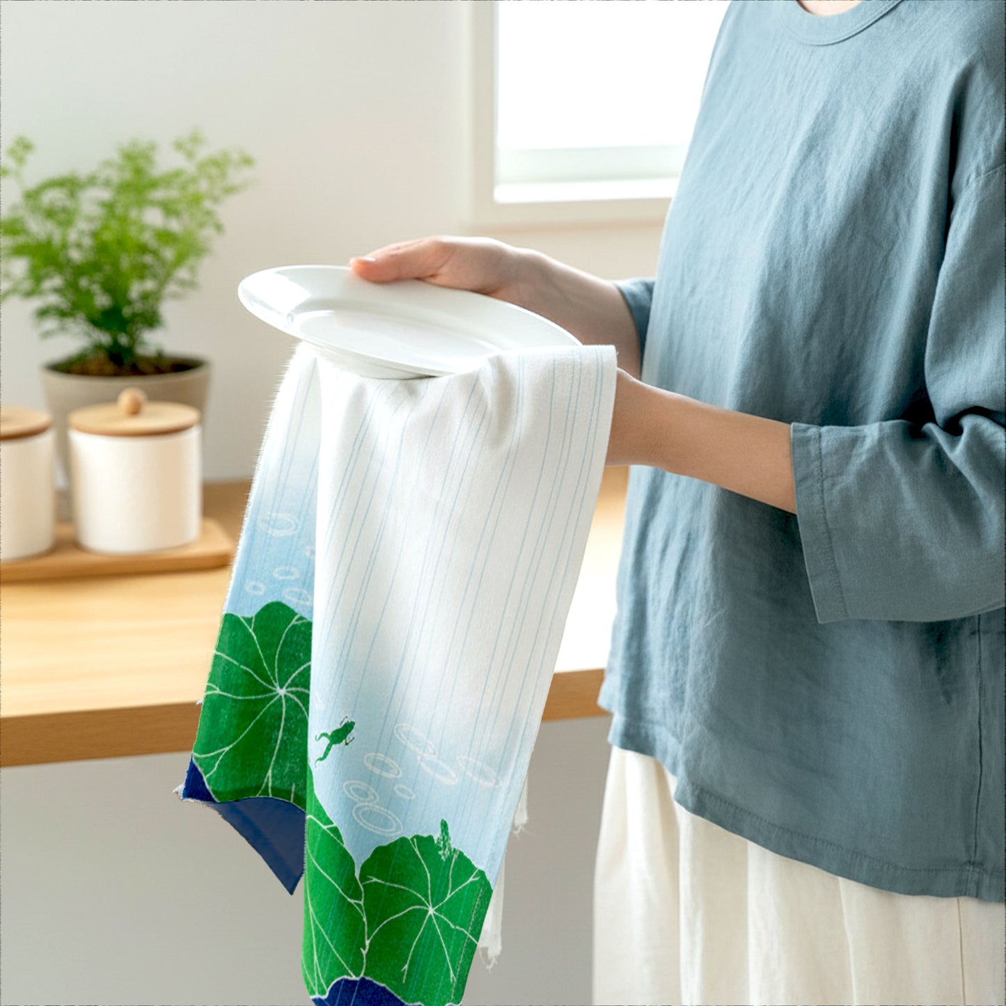 のレン 和紋 手ぬぐい / 手捺染