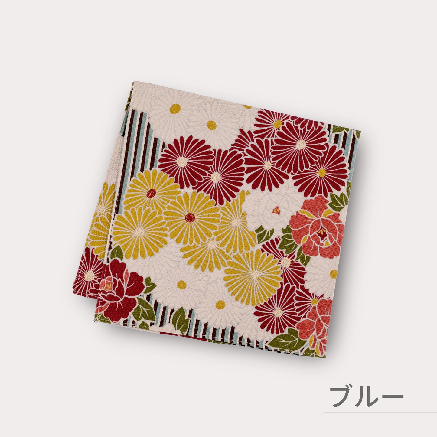 のレン 風呂敷 レトロフラワー / 100cm 70cm 50cm 綿100％