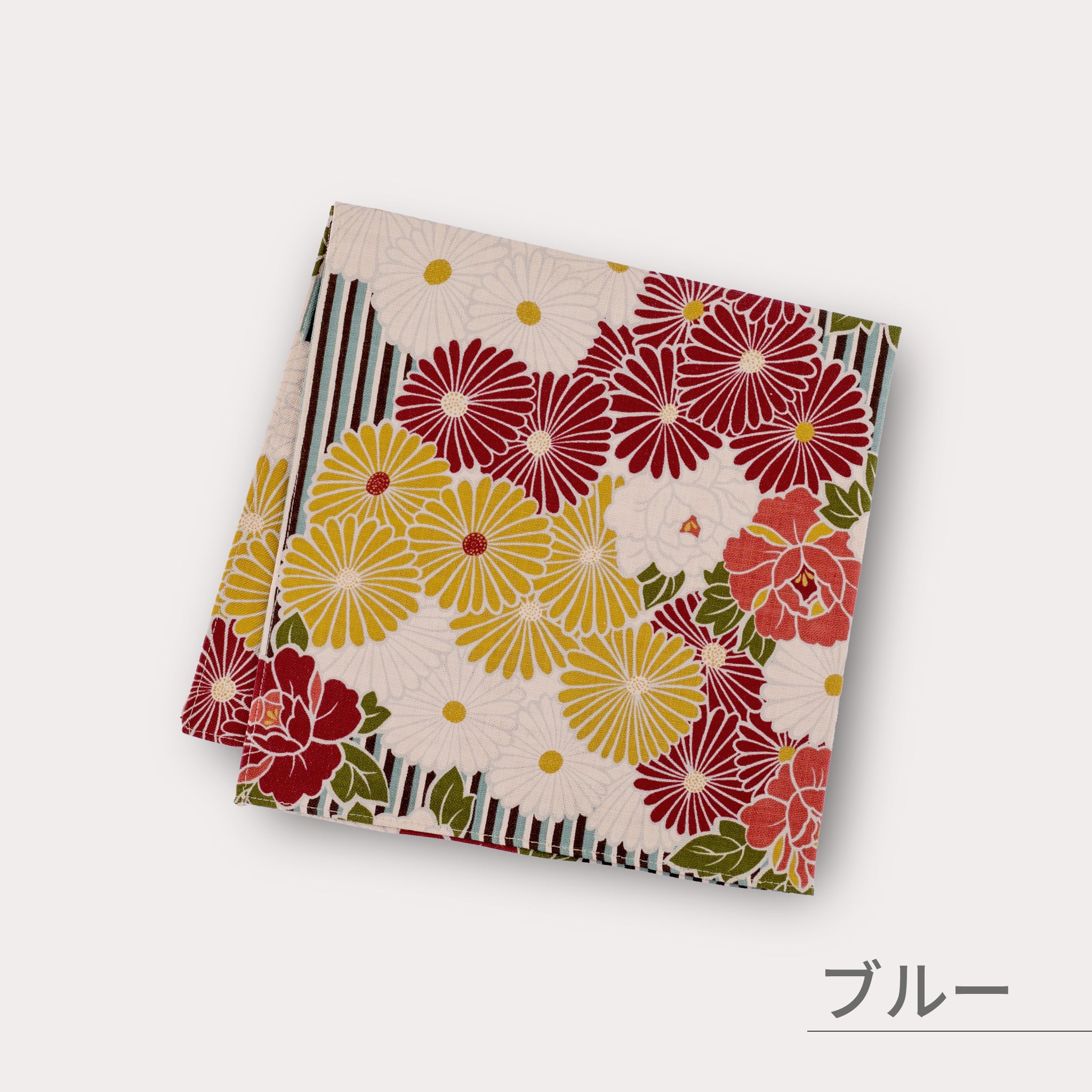 のレン 風呂敷 レトロフラワー / 100cm 70cm 50cm 綿100％