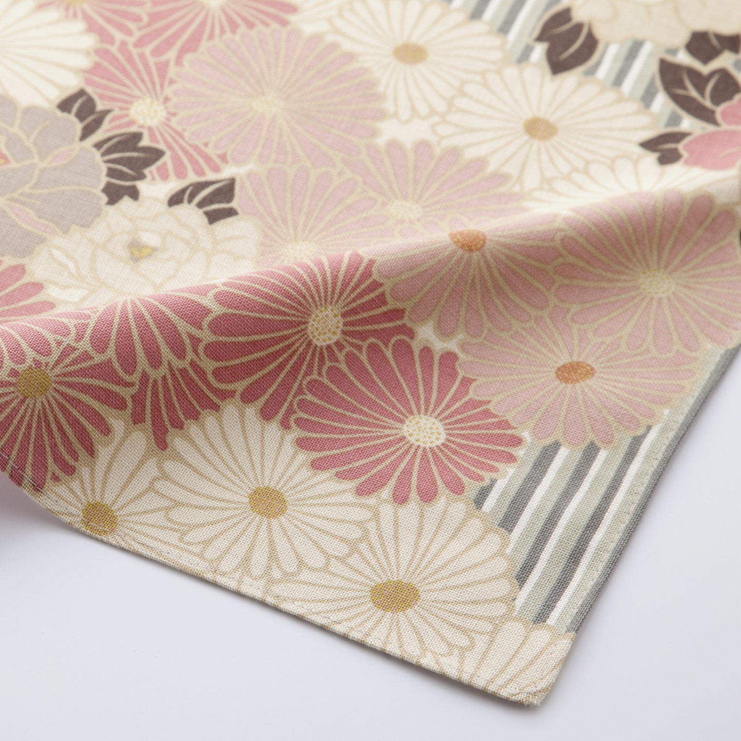 のレン 風呂敷 レトロフラワー / 100cm 70cm 50cm 綿100％