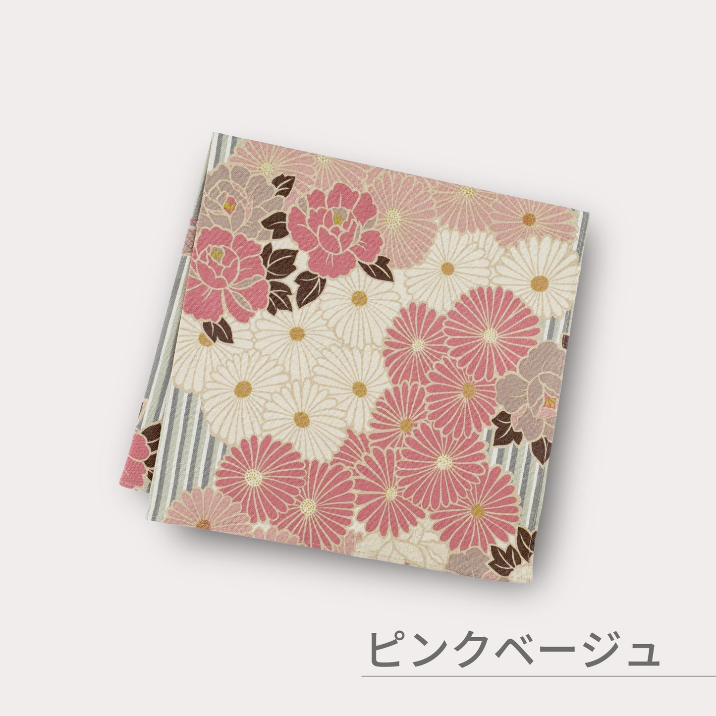 のレン 風呂敷 レトロフラワー / 100cm 70cm 50cm 綿100％