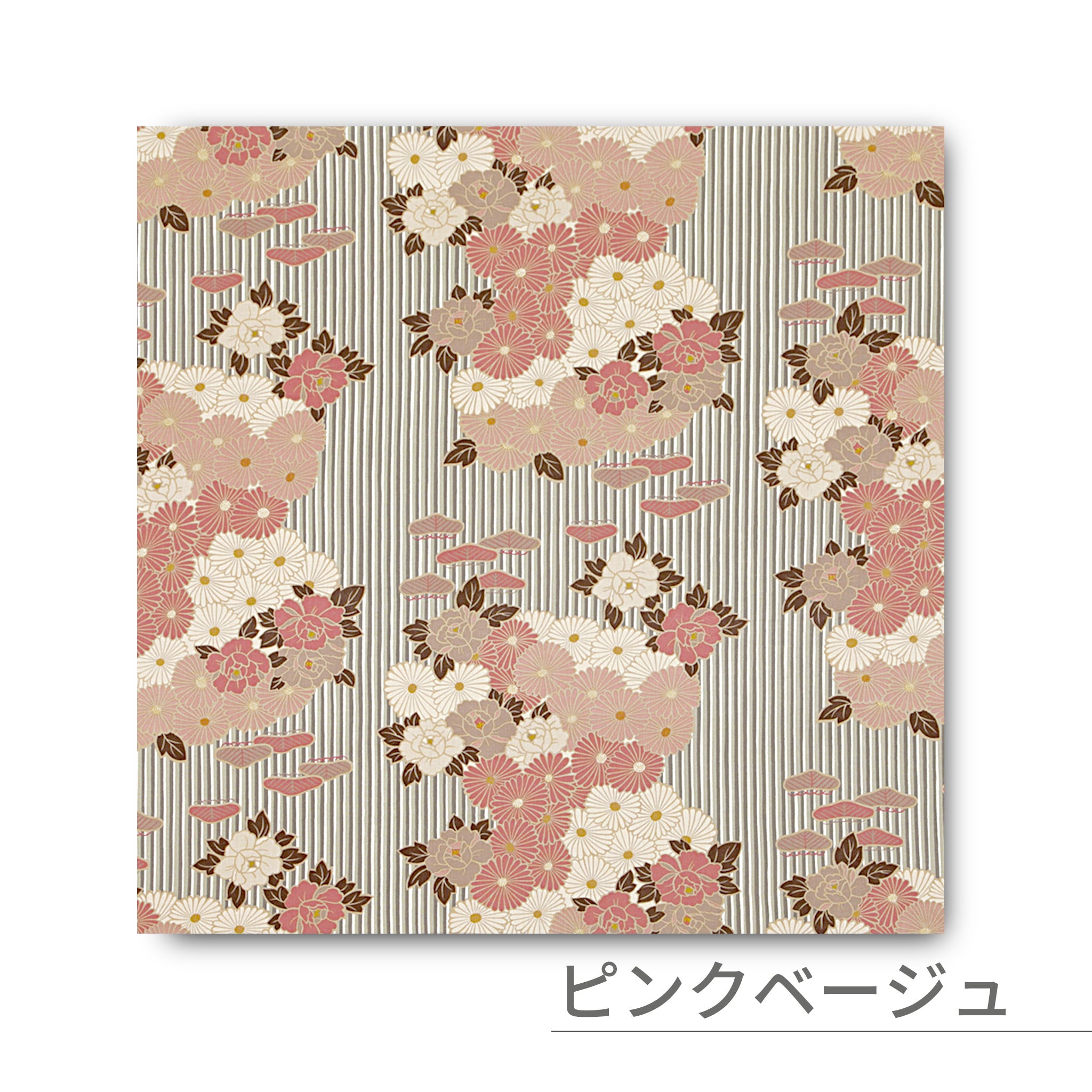 のレン 風呂敷 レトロフラワー / 100cm 70cm 50cm 綿100％