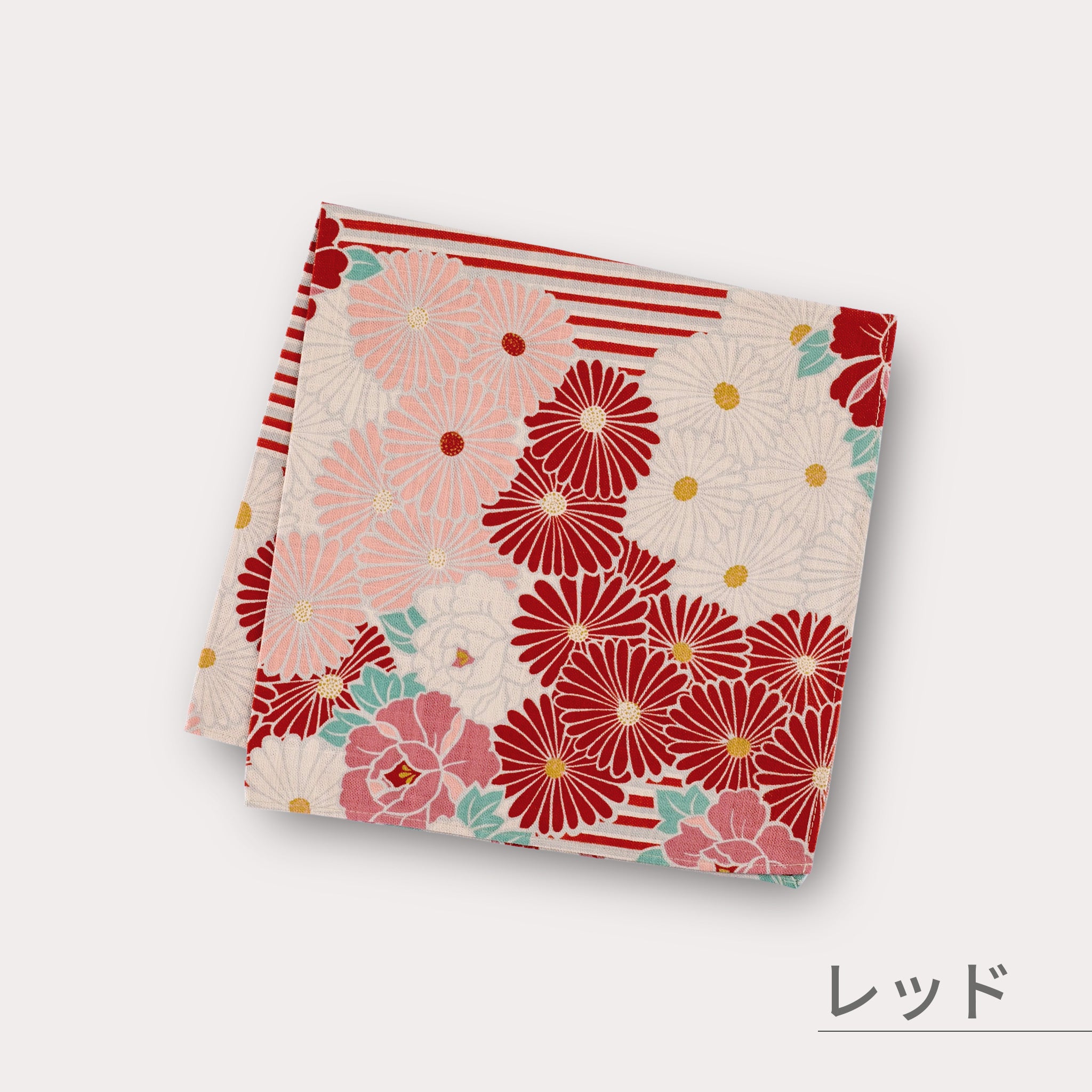 のレン 風呂敷 レトロフラワー / 100cm 70cm 50cm 綿100％