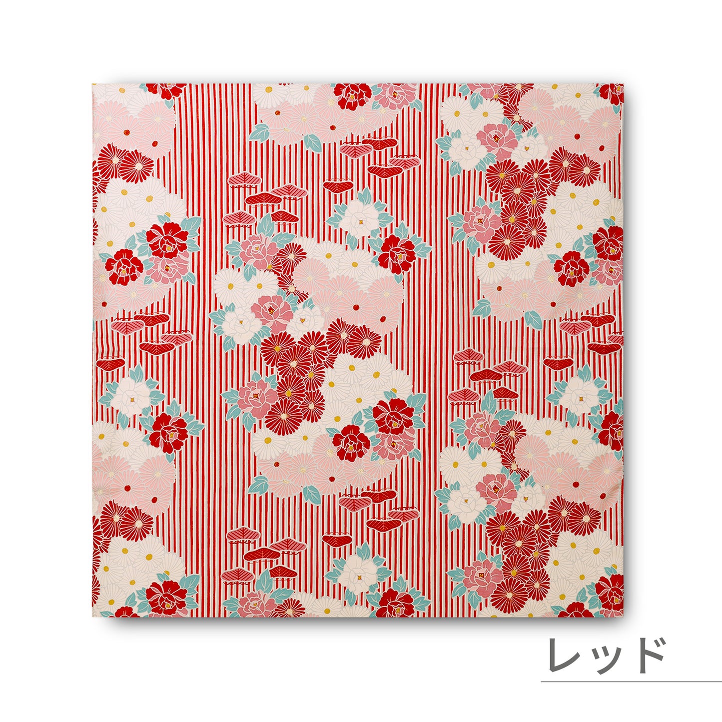 のレン 風呂敷 レトロフラワー / 100cm 70cm 50cm 綿100％