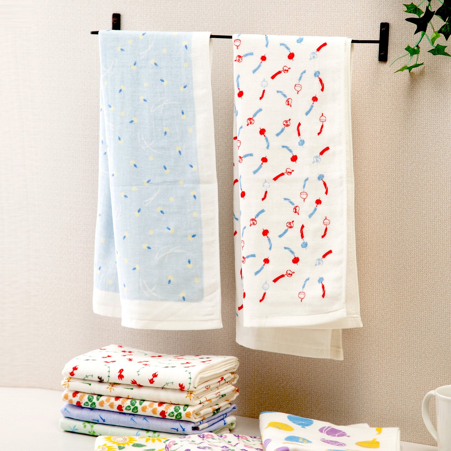 のレン 手ぬぐいタオル (泉州フェイスタオル) / 綿100% 84×34cm　