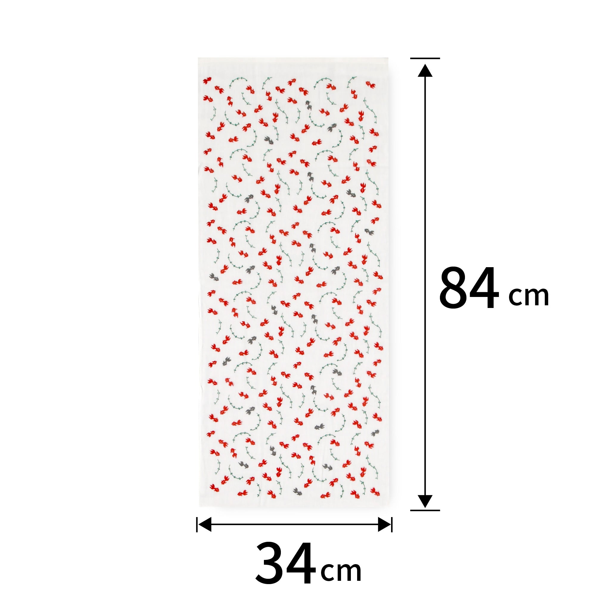 のレン 手ぬぐいタオル (泉州フェイスタオル) / 綿100% 84×34cm　