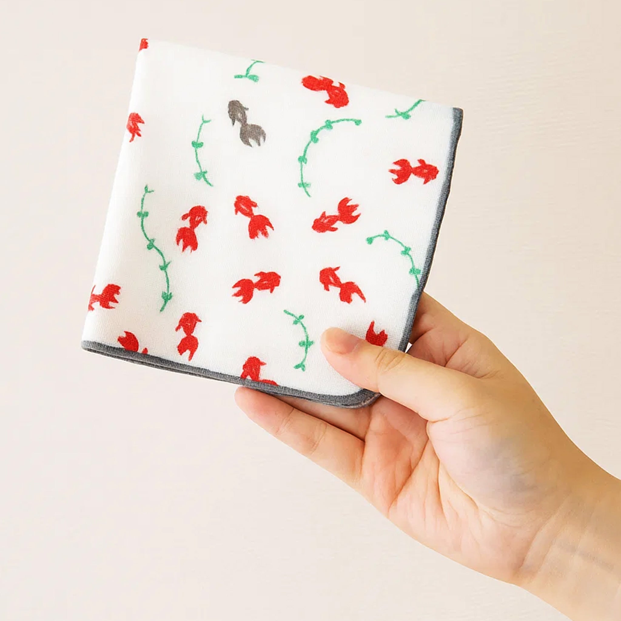 のレン タオルハンカチ (泉州タオル） / 綿100% 23×23cm