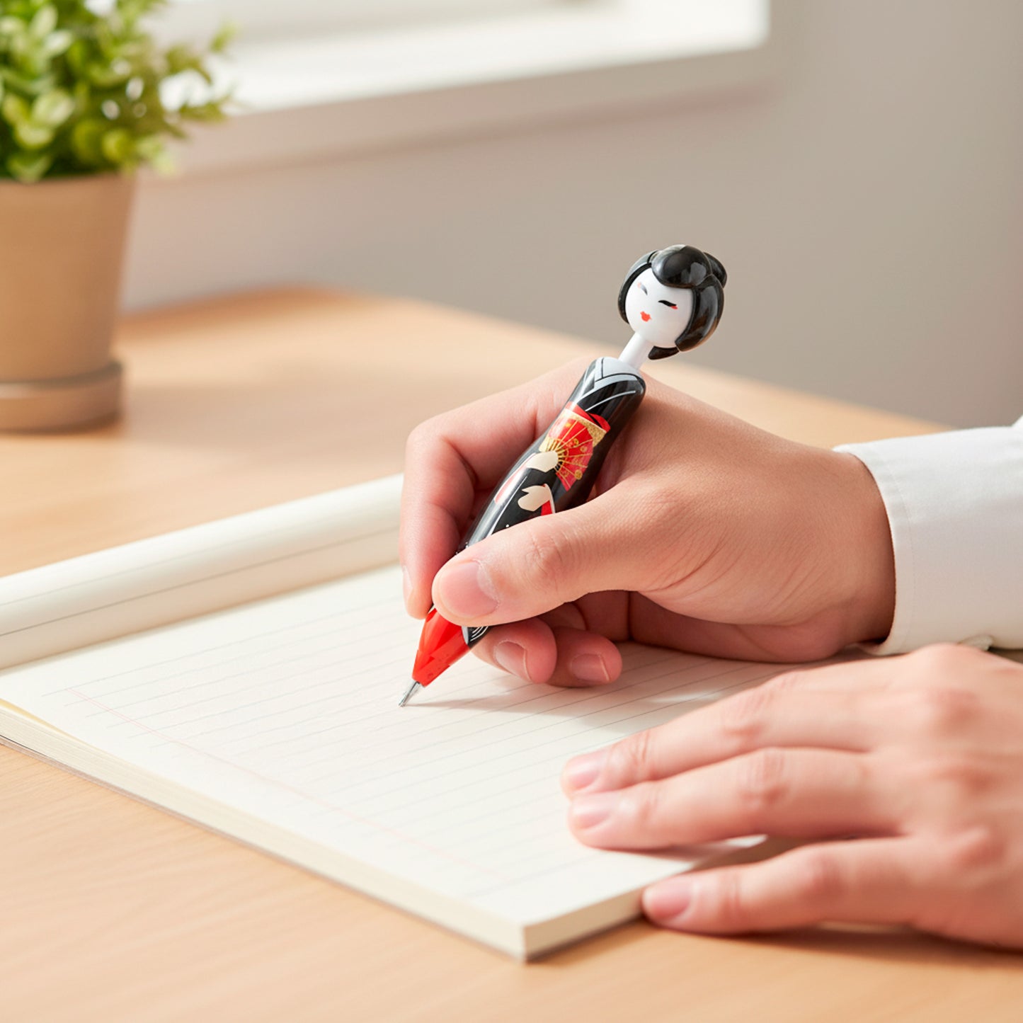 のレン ジャペン / こけしボールペン ノック式 (インク黒）