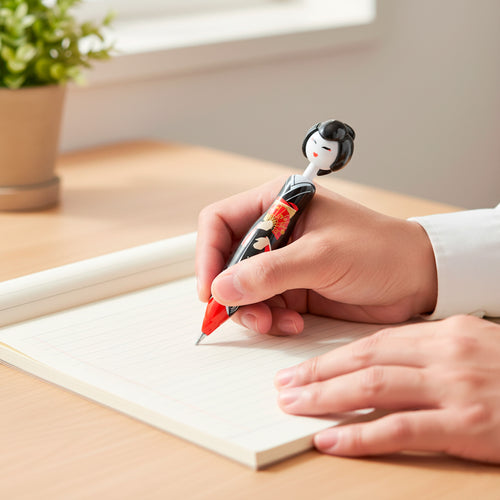 のレン ジャペン / こけしボールペン ノック式 (インク黒）