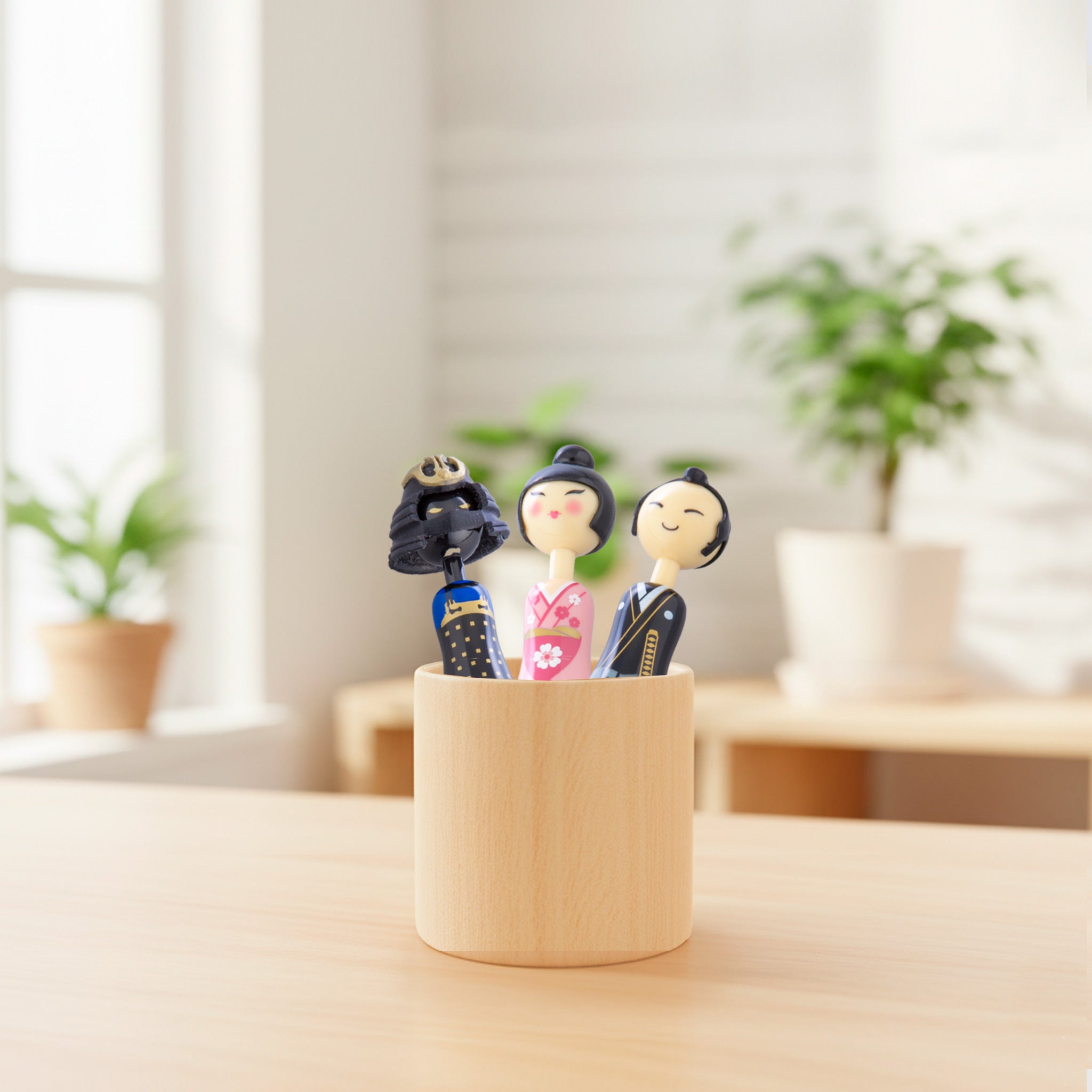 のレン ジャペン / こけしボールペン ノック式 (インク黒）