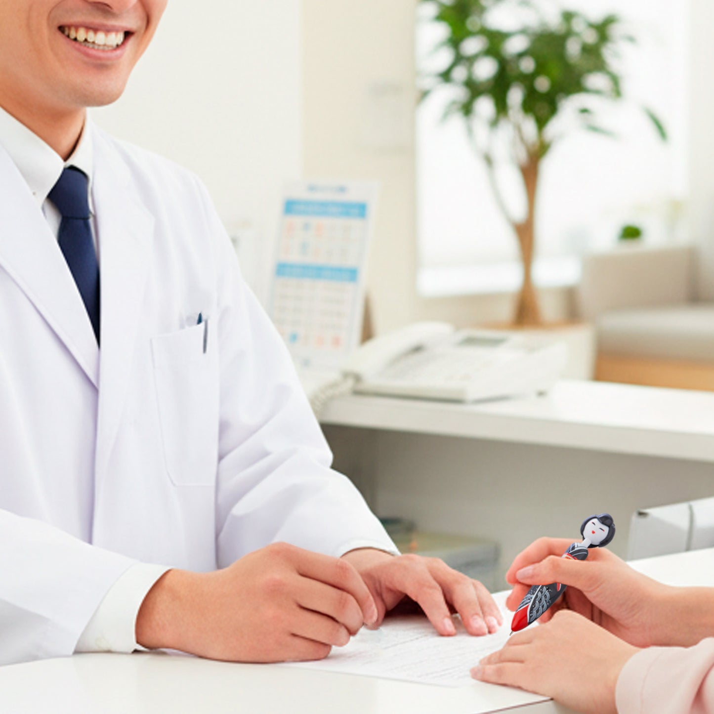 のレン ジャペン / こけしボールペン ノック式 (インク黒）