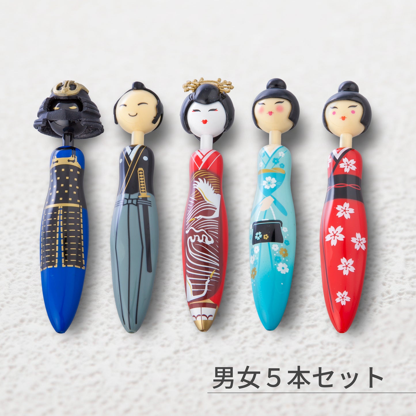 のレン ジャペン / こけしボールペン ノック式 (インク黒）