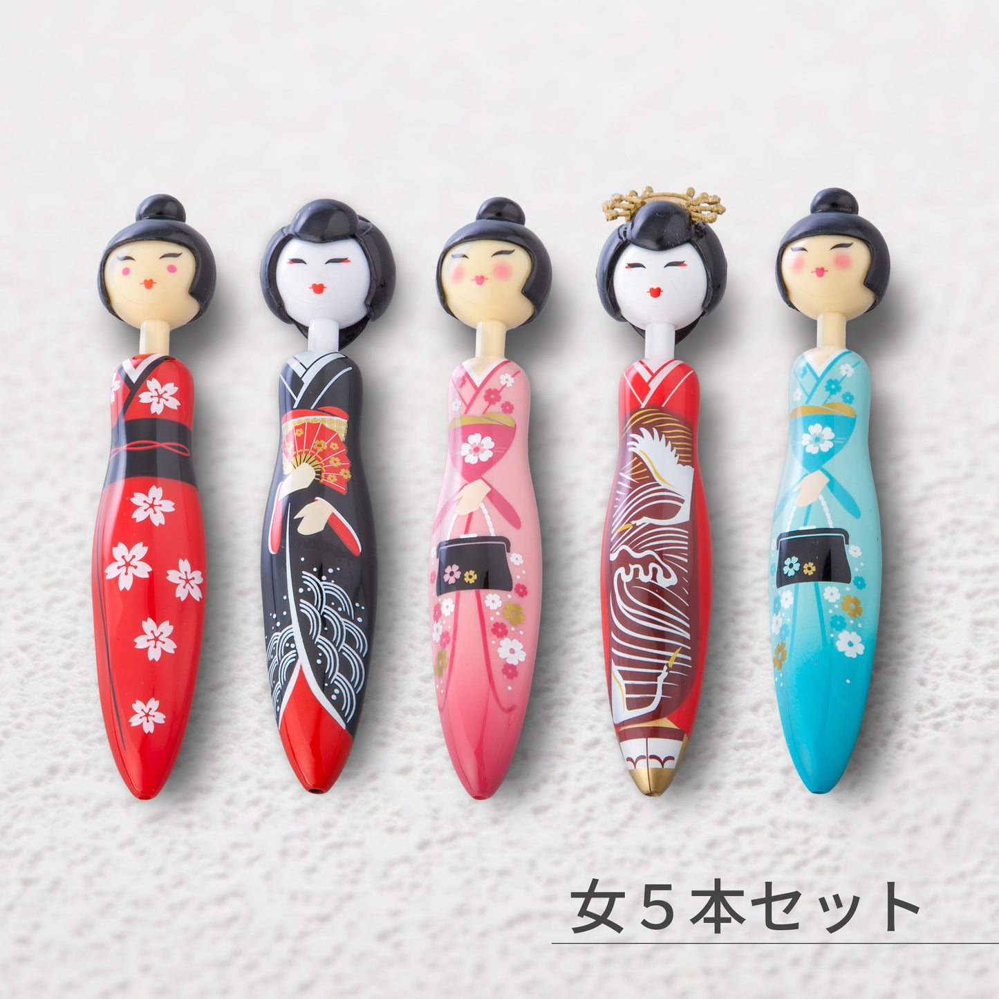 のレン ジャペン / こけしボールペン ノック式 (インク黒）