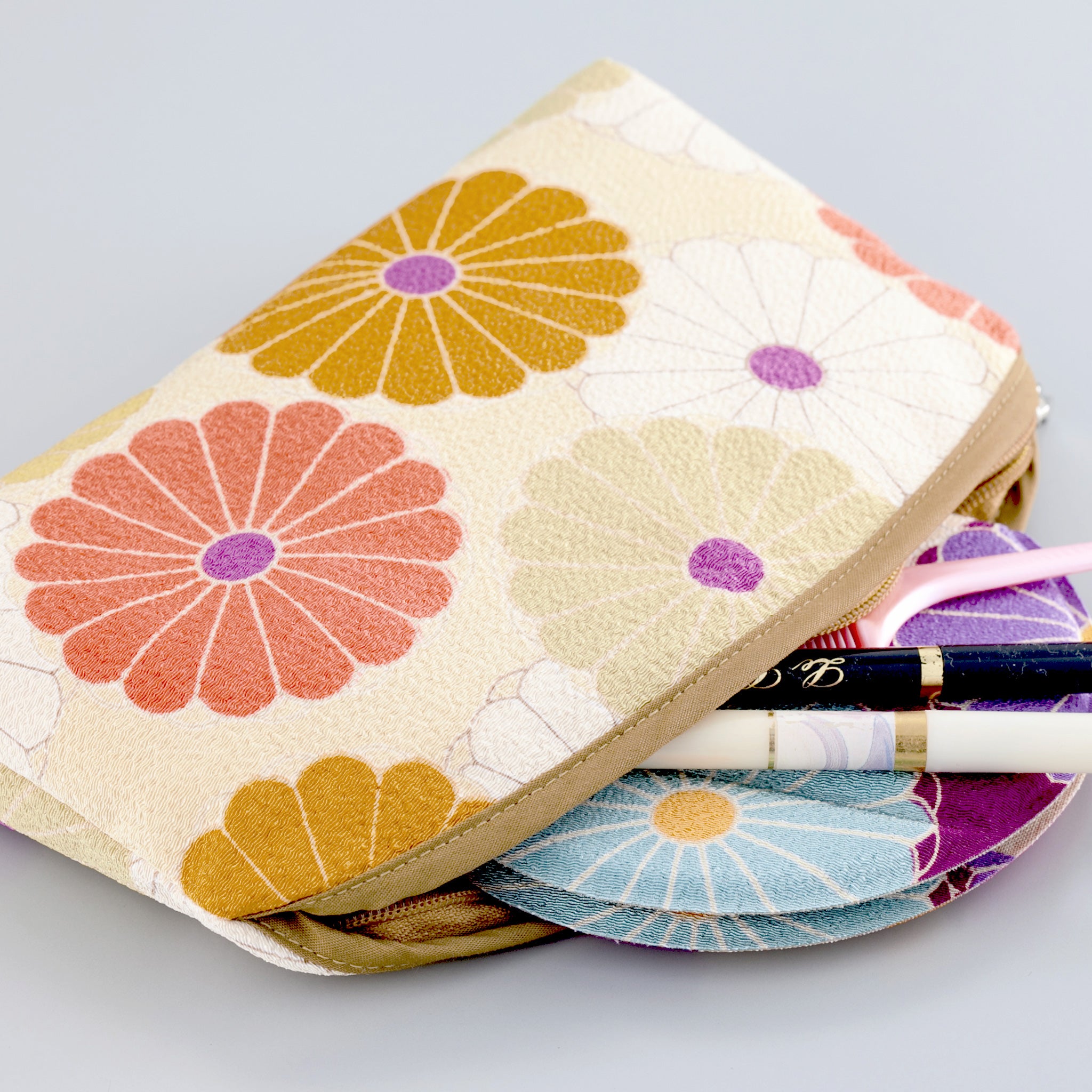 のレン 化粧ポーチ 菊華