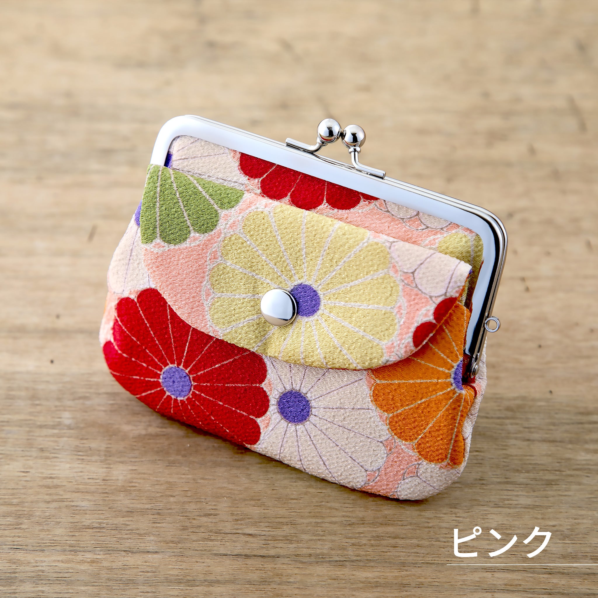 のレン 親子がま口財布 菊華
