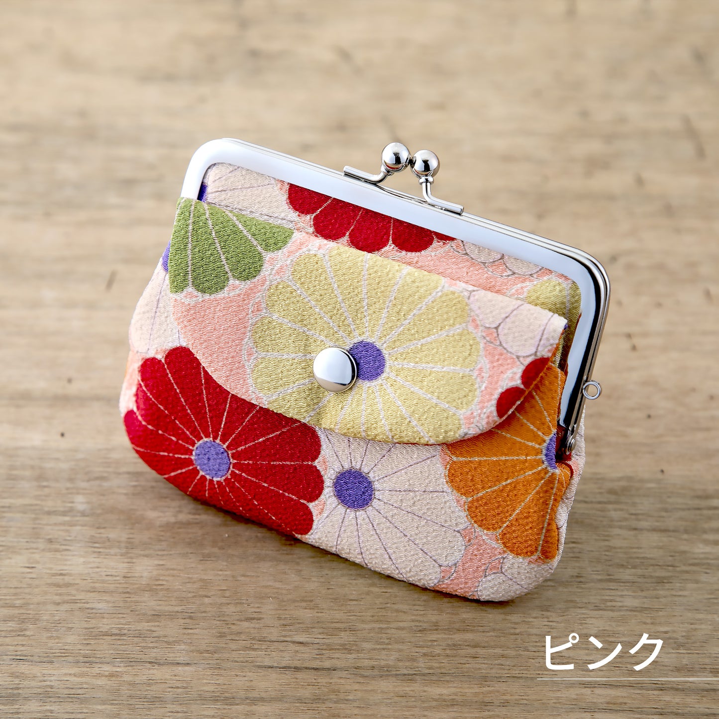 のレン 親子がま口財布 菊華