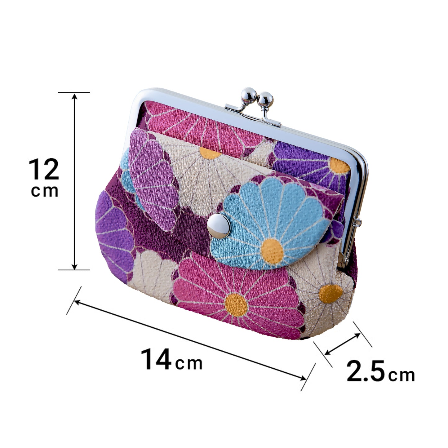 のレン 親子がま口財布 菊華