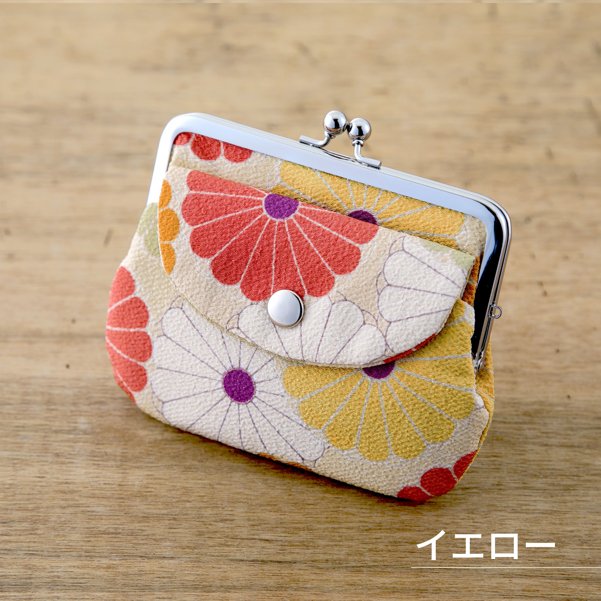 のレン 親子がま口財布 菊華