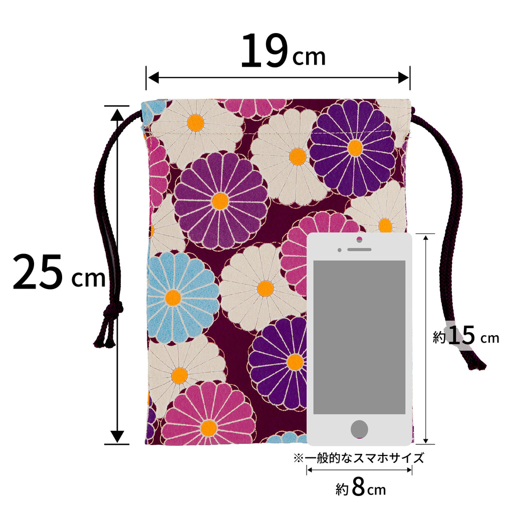 のレン 巾着袋 菊華