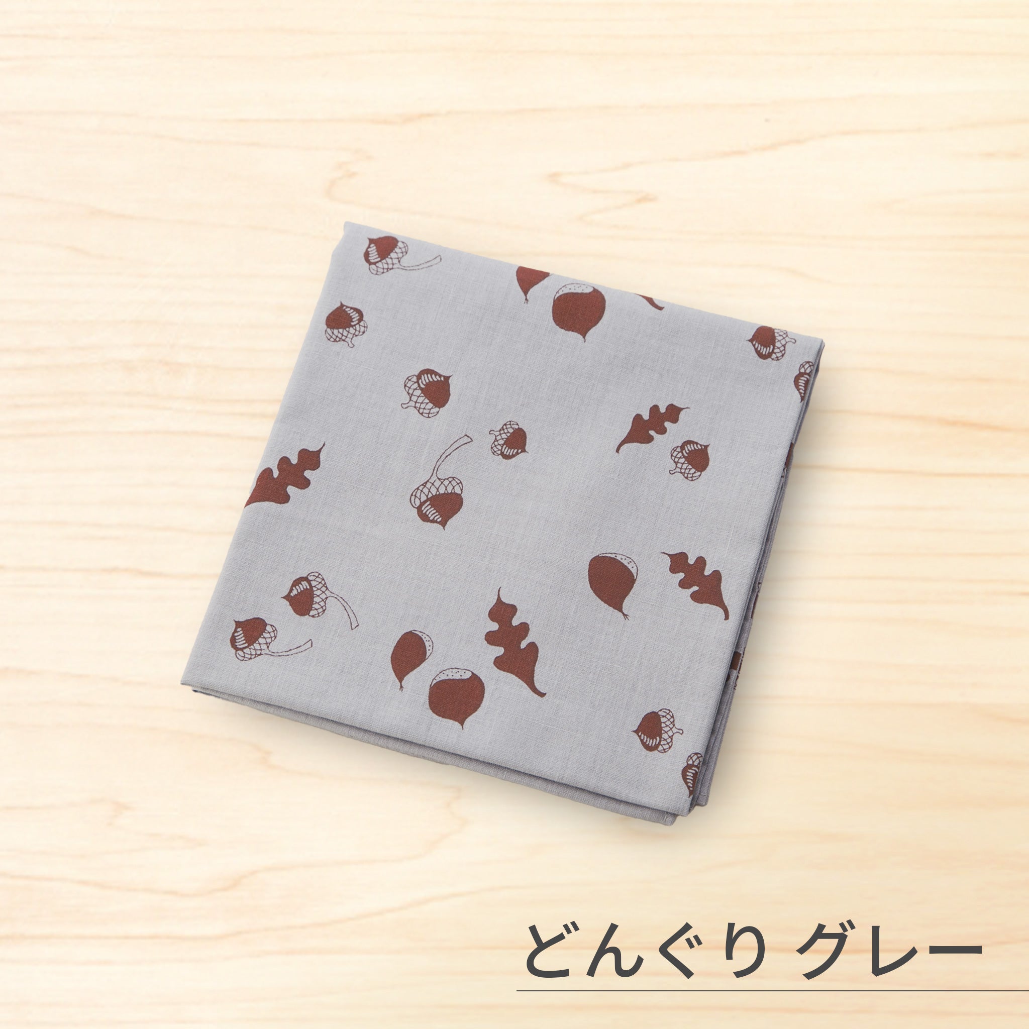 のレン 手捺染の綿ハンカチ / 50×50cm 綿100% 友禅型染め