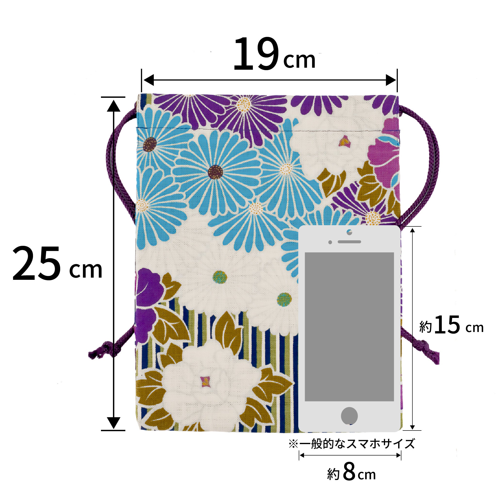 のレン 巾着袋 レトロフラワー – NOREN JAPAN 公式通販