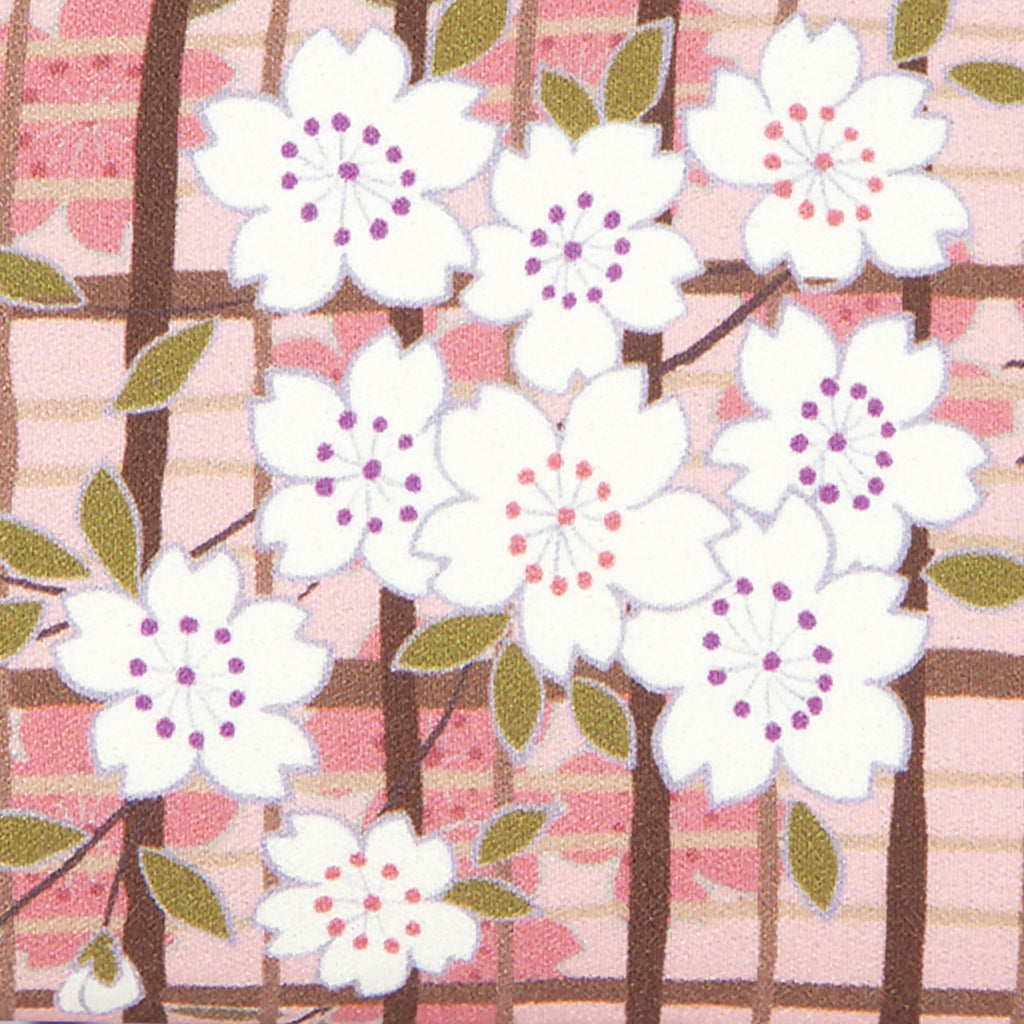 のレン 化粧ポーチ 桜格子