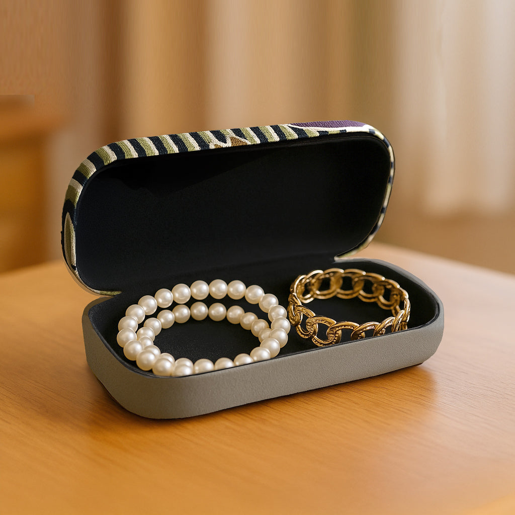 のレン 眼鏡ケース レトロフラワー　