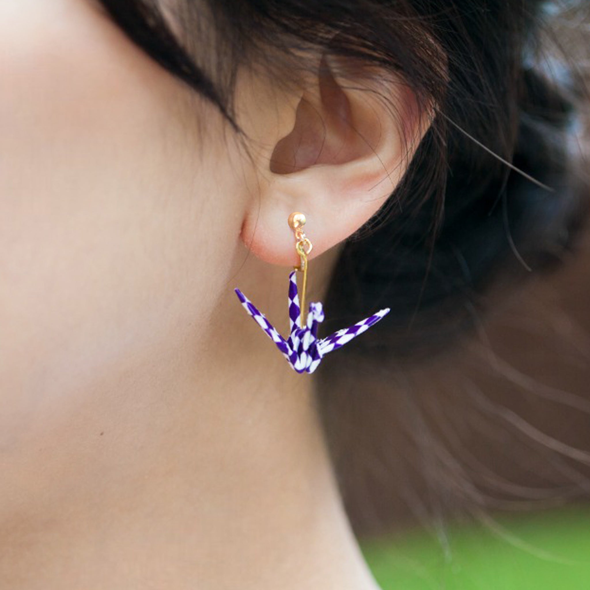 のレン ご当地 折鶴ピアス / 箱入り　