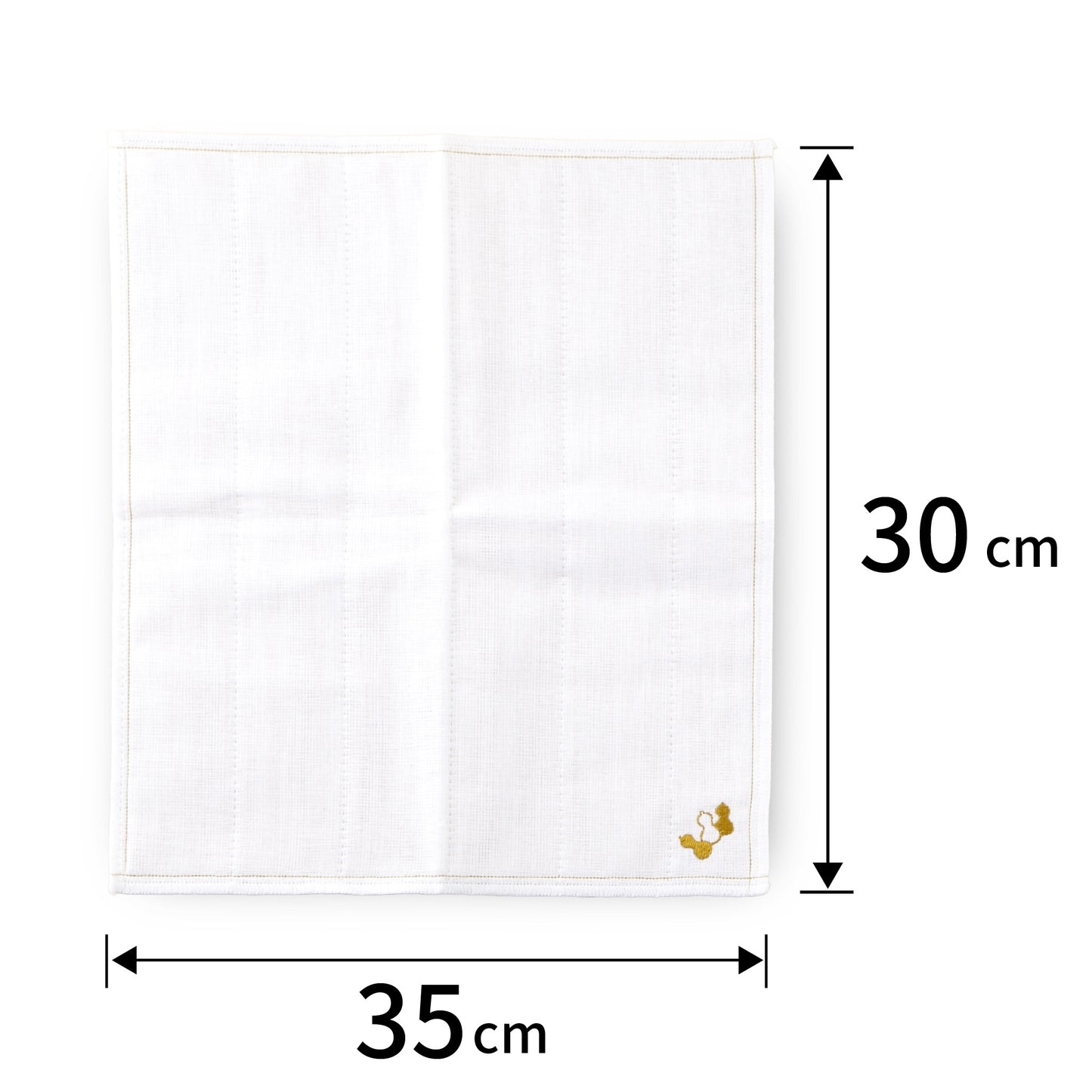 のレン 綿七枚重ねの かや織りふきん / 吉祥