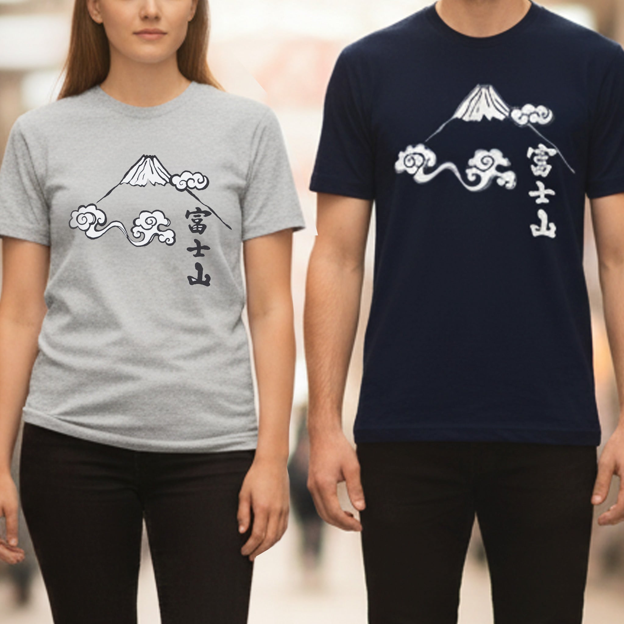 のレン Tシャツ (富士山）/ ユニセックスサイズ S～3XL – NOREN JAPAN
