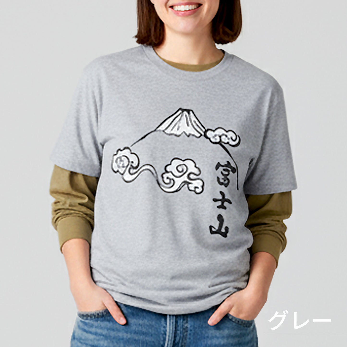 のレン Tシャツ (富士山）/ ユニセックスサイズ S～3XL　
