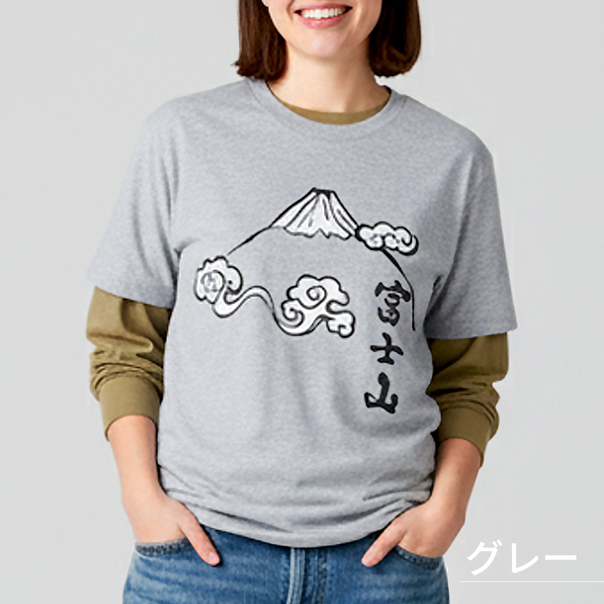 のレン Tシャツ (富士山）/ ユニセックスサイズ S～3XL　