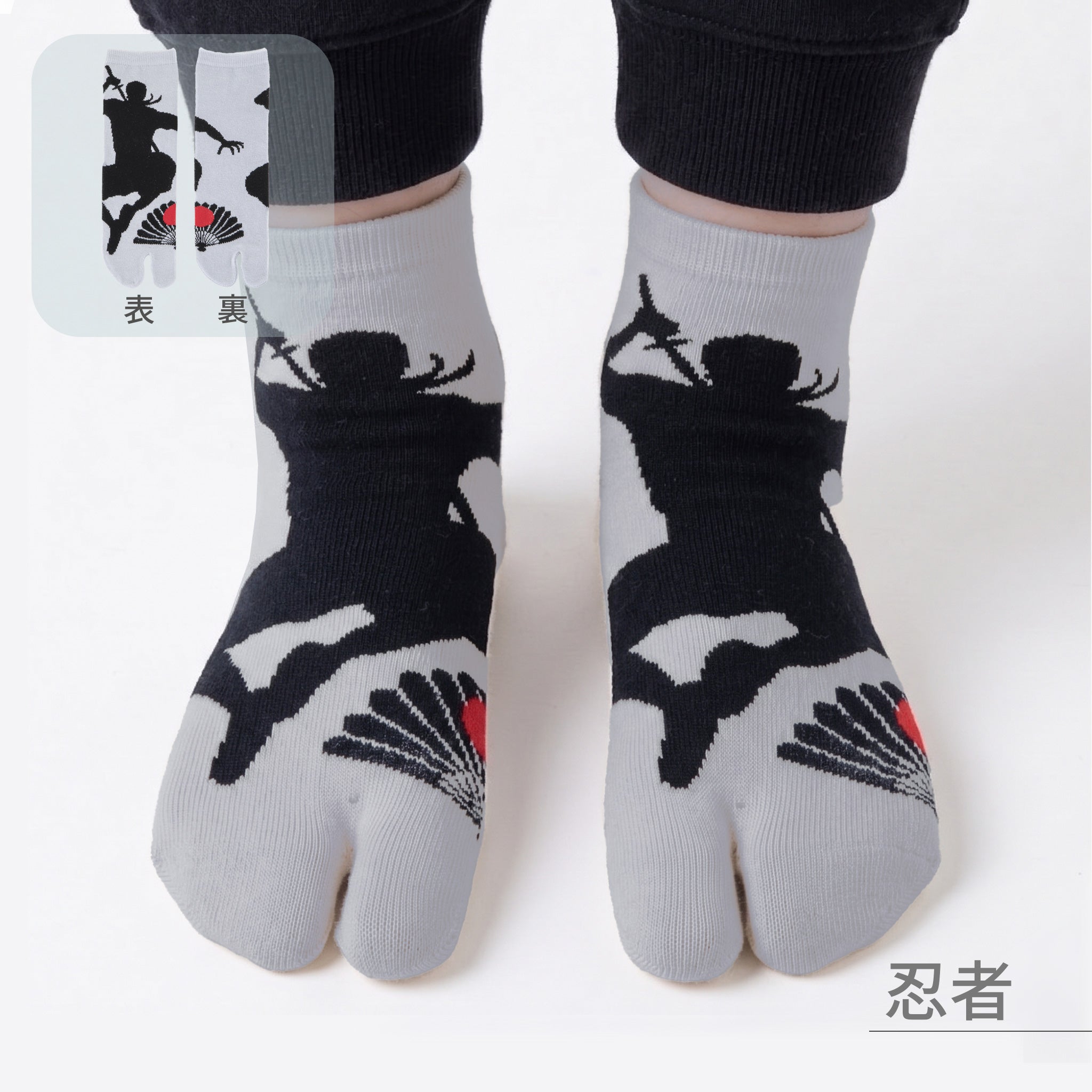 のレン キッズ 足袋ソックス / フリーサイズ 筒形靴下